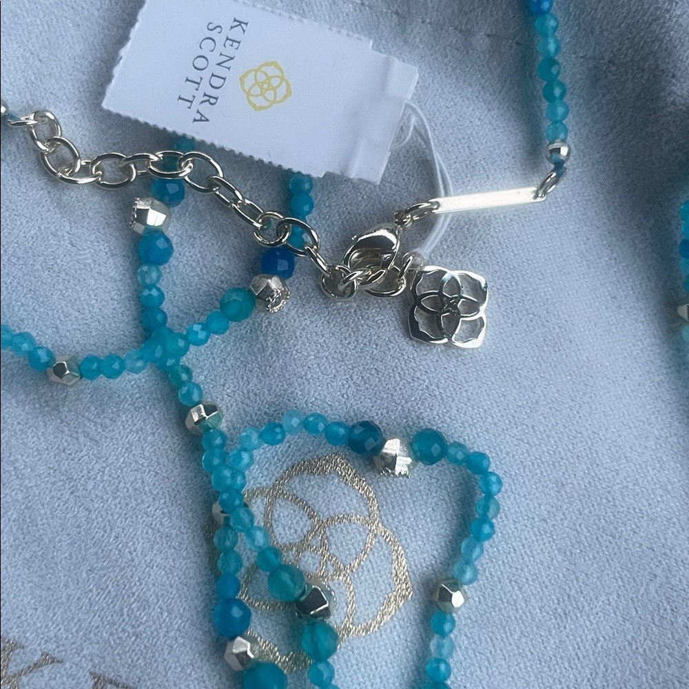 Kendra Scott Blue Beaded Necklace - Picture 5 of 5